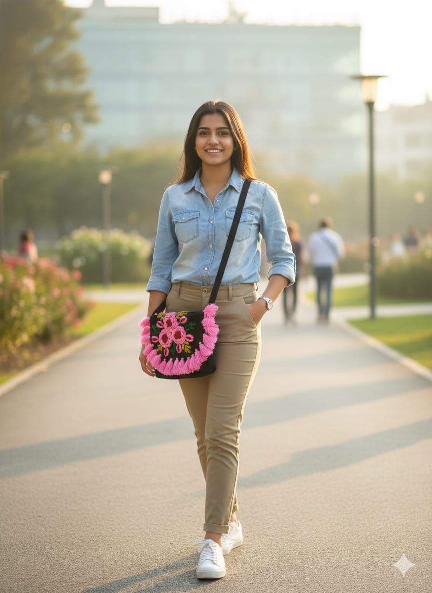সুপার - স্টাইলিশ ট্যাসেল ডিজাইন - ক্রসবডি ব্যাগ - Image 2